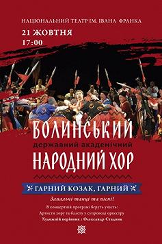 ВОЛИНСЬКИЙ НАРОДНИЙ ХОР "Гарний козак,гарний" Запальні танці та пісні!!